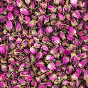 غنچه گل محمدی خشک شده