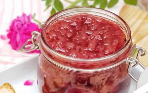 پر گل محمدی مربایی