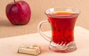 دمنوش هرمی سیب زنجبیل